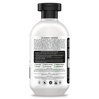 Paws Forever 2-in-1 Shampoo and Conditioner For Dogs and Cats
